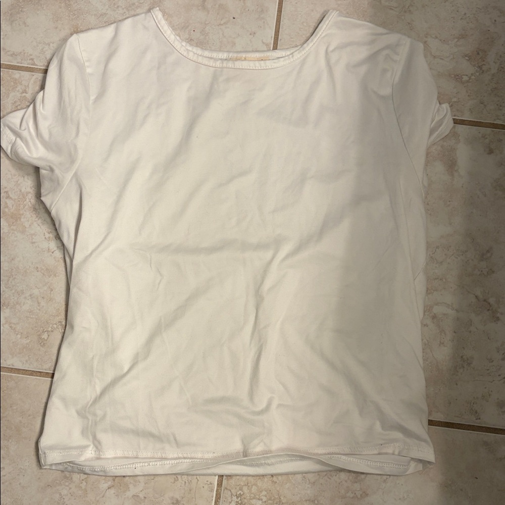 Classic White Short Sleeve Women's Tee